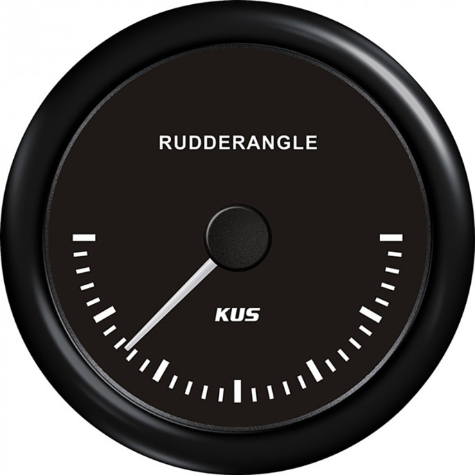 Указатель положения руля (Аксиометр) 85 мм черный/черный (BB) (KY09215)